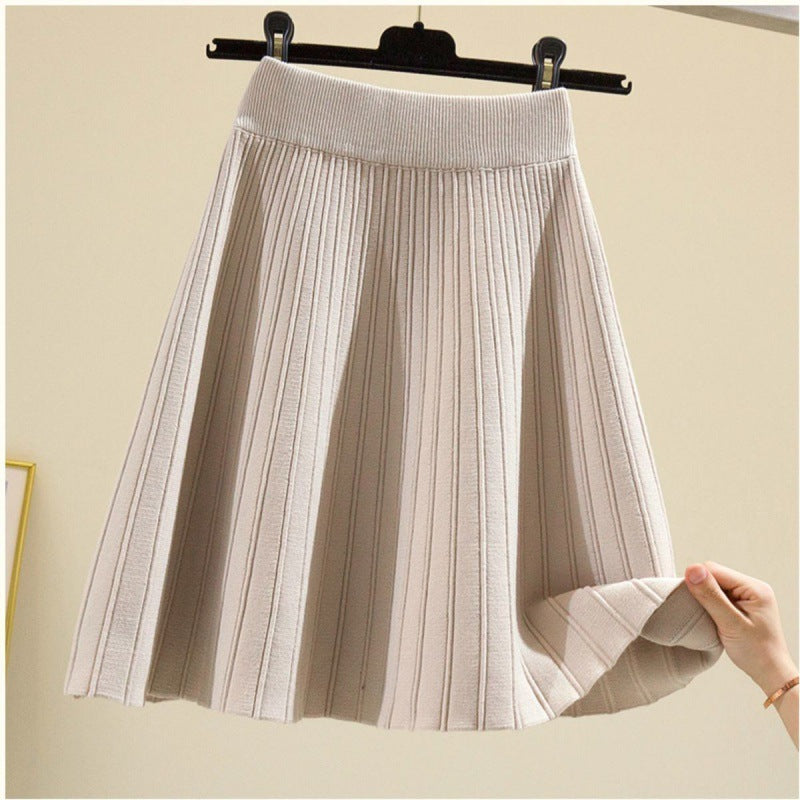 Vivant Knitted Skirt - Brown