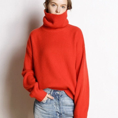 Maison Vivant High Collar Cashmere Sweater