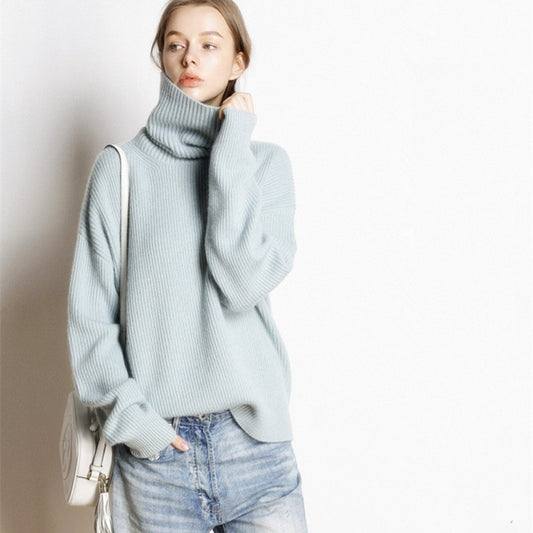 Maison Vivant High Collar Cashmere Sweater