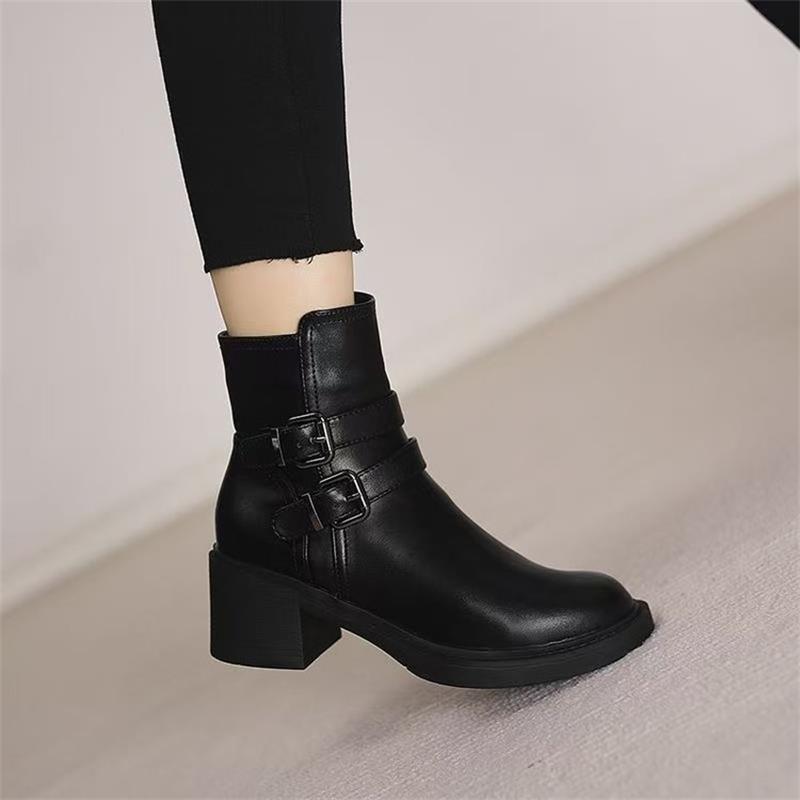 Sienna Belt Buckle Booties