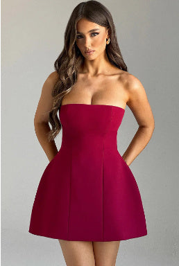 Maison Vivent Solid Tube Dress