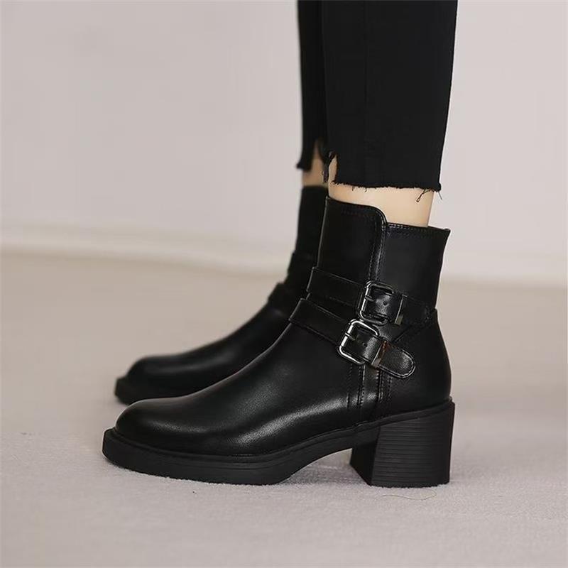 Sienna Belt Buckle Booties