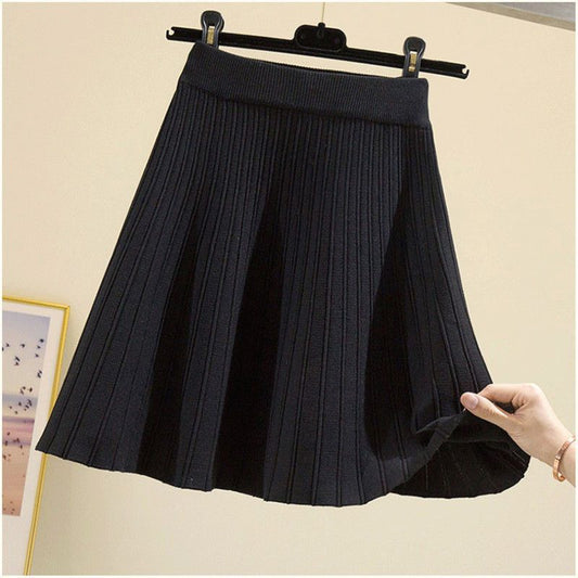 Vivant Knitted Skirt - Black