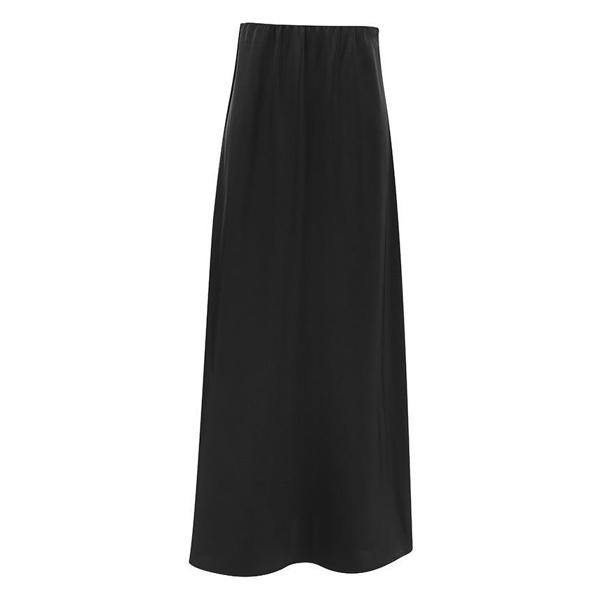 Maison Vivant Versatile Simple And Slim Fitting Long Skirt