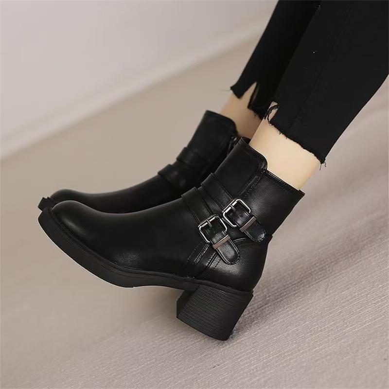 Sienna Belt Buckle Booties