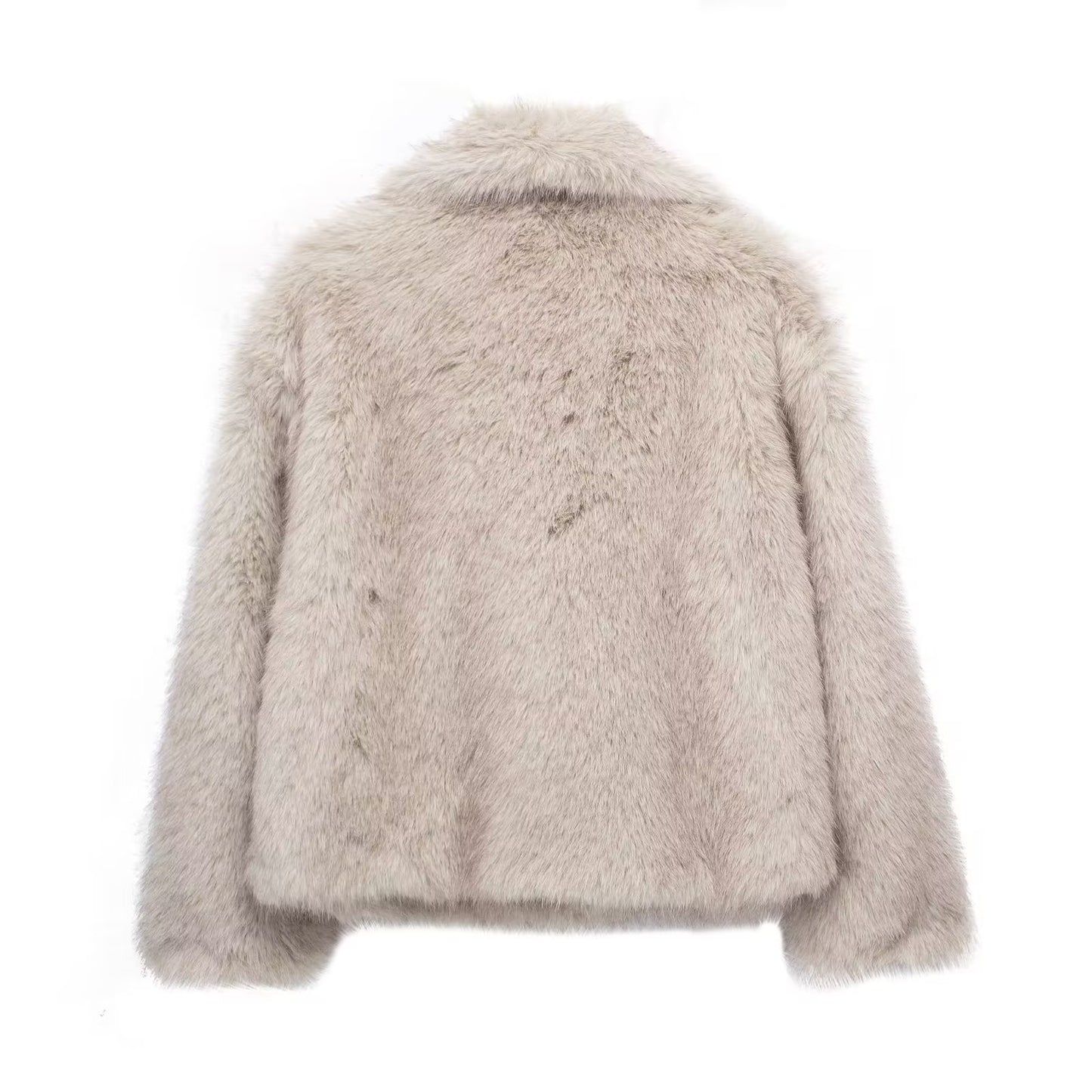 Maison Vivant Winter Plush Coat Lapel